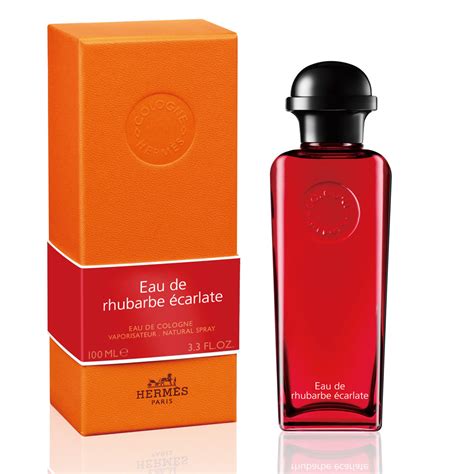 hermes eau de rhubarbe ecarlate eau de cologne 100ml|rhubarb cologne.